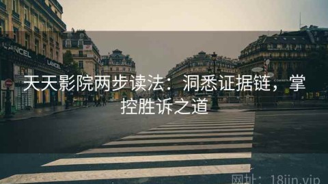 天天影院两步读法：洞悉证据链，掌控胜诉之道